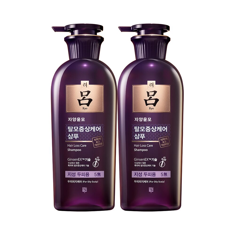 Ryo 吕 进口Ryo紫吕防脱洗发水草本生姜洗发液去油洗发露400ml*2 69.9元