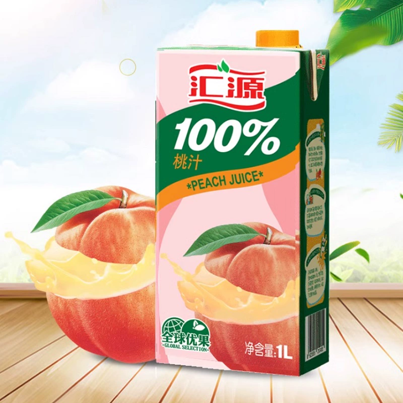 汇源桃汁1000ml/盒鲜果饮料 券后13.9元