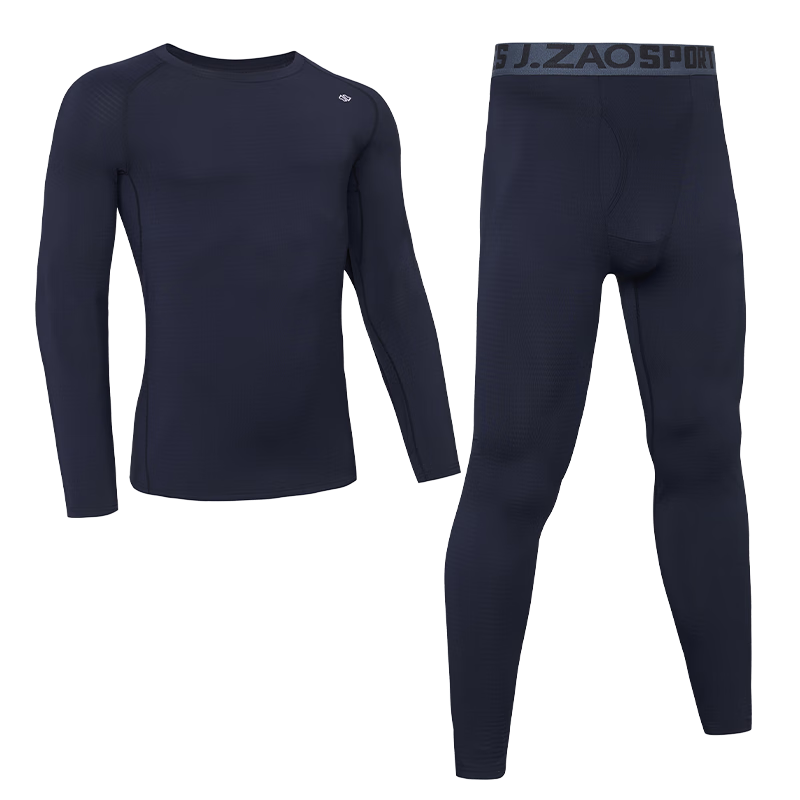 京东京造 远红外发热运动保暖内衣套装 男 秋冬 吸汗速干 黑色 XL 89元(需领