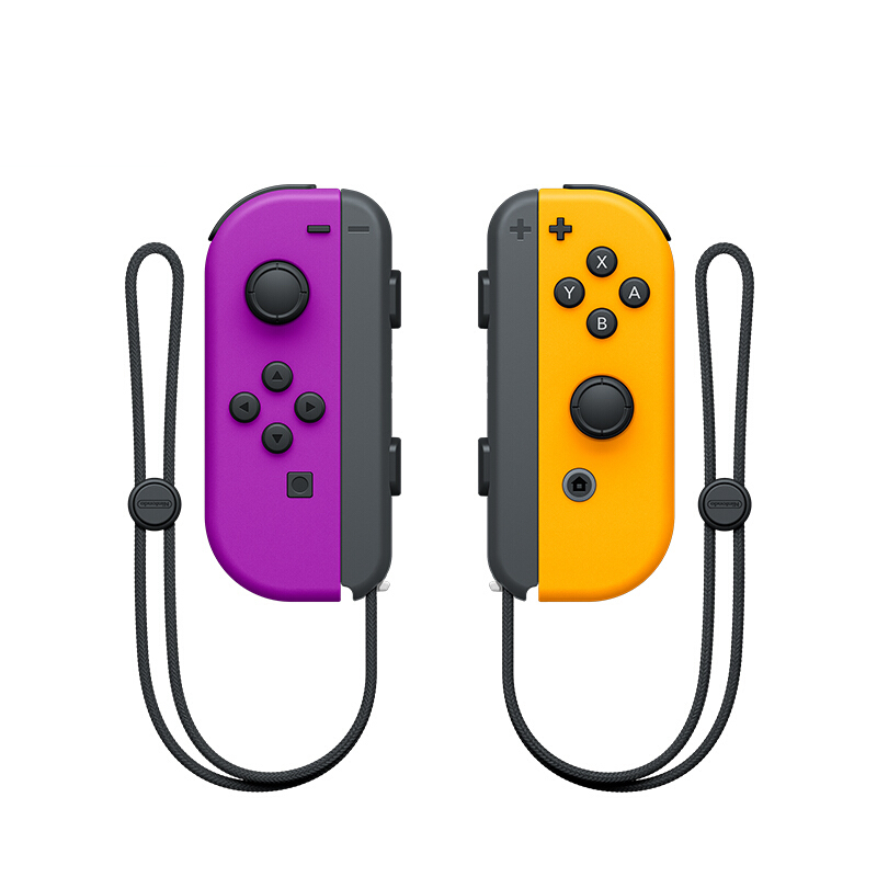 移动端、京东百亿补贴：Nintendo 任天堂 国行 Joy-con 游戏手柄 电光紫&电光橙 