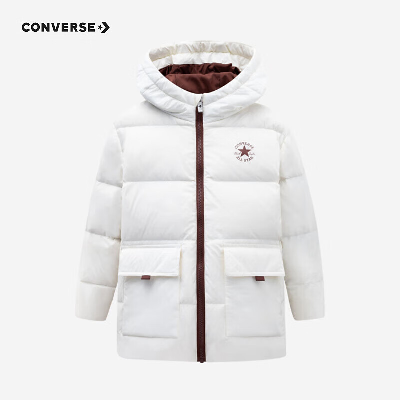 CONVERSE 匡威 儿童三防加厚保暖羽绒服 CV2342148GS 148元