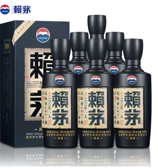 LAYMAU 赖茅 传承蓝 53度【原箱发货】500mL 6瓶 整箱装 2132.46元（需用券）