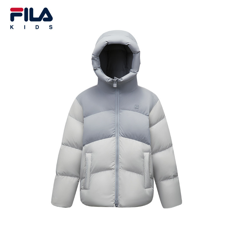移动端：FILA 儿童鹅绒羽绒服2025年冬新款男女童外套面包服 1309元（需用券