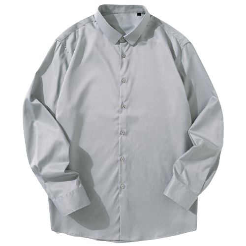Markless 男士长袖衬衫 CSB1506M 灰色 XL 73.03元