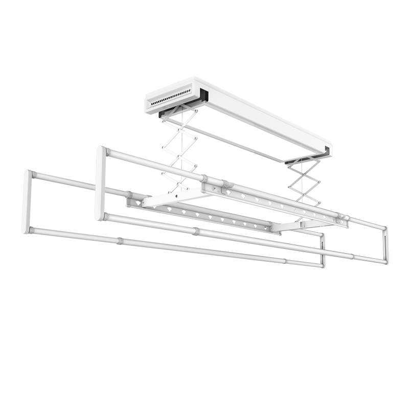 Plus、限地区:盼盼 电动晾衣架阳台智能晾衣机大屏隐藏轻抬上升白色D8大屏