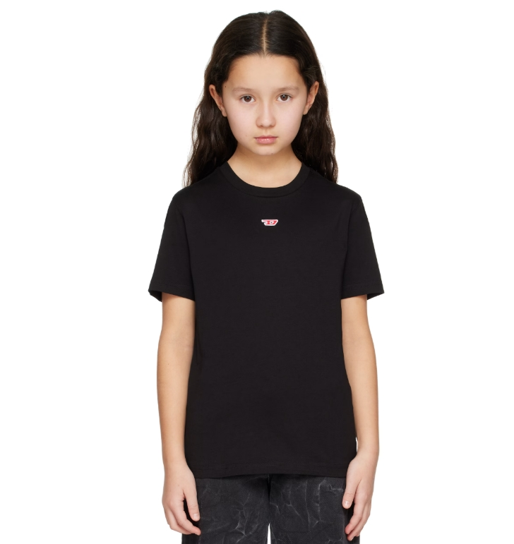 Diesel 大童 Logo T恤 9折 $45（约323.75元）