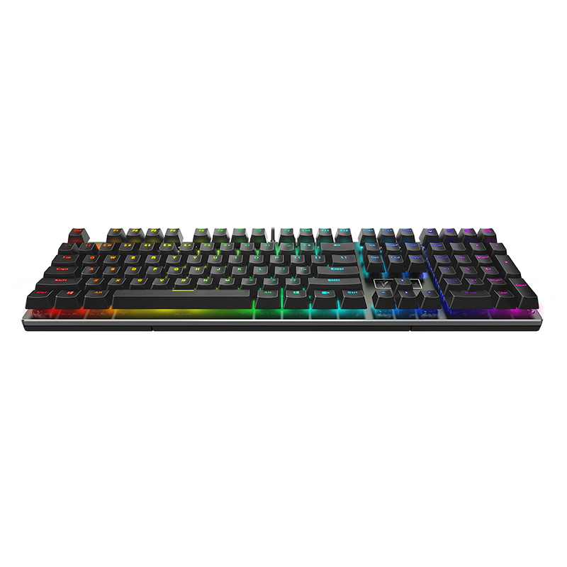 RAPOO 雷柏 V700 合金版 108键 有线机械键盘 黑色 雷柏青轴 RGB 189元