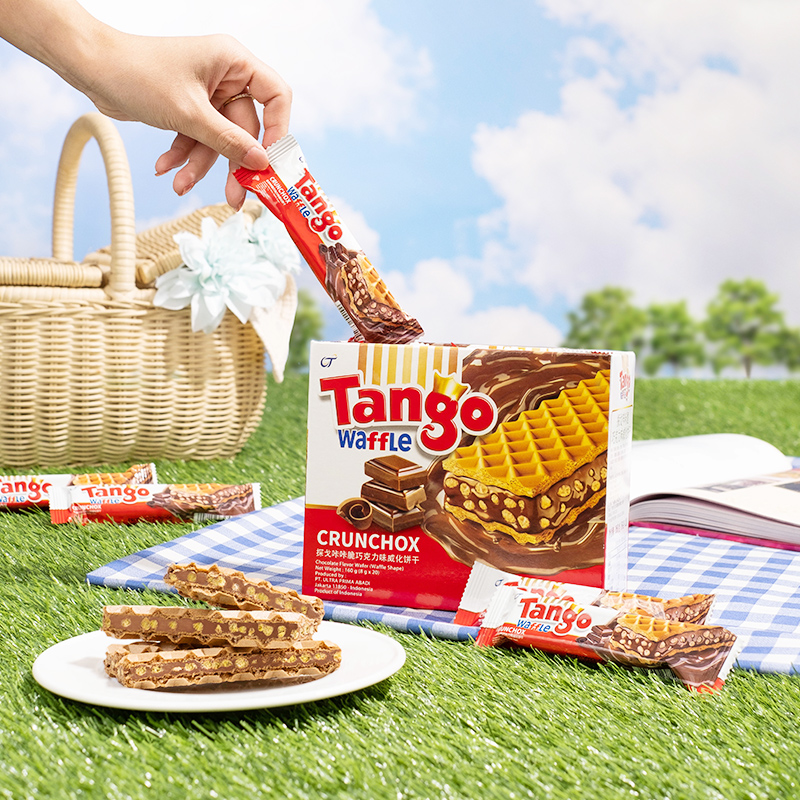 88VIP：探戈 Tango探戈威化饼干咔咔脆160g巧克力牛奶休闲小零食夹心独立包装 