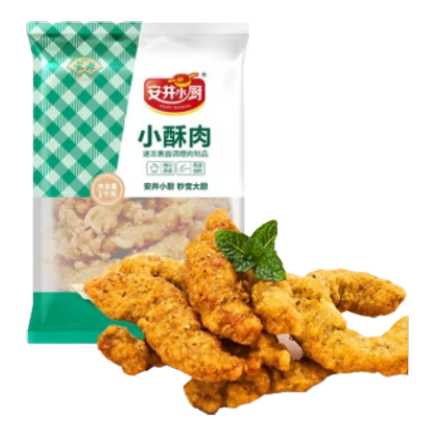 百亿补贴：安井 小酥肉 1Kg 鸡肉油炸休闲火锅小吃 空气炸锅食材 半成品方