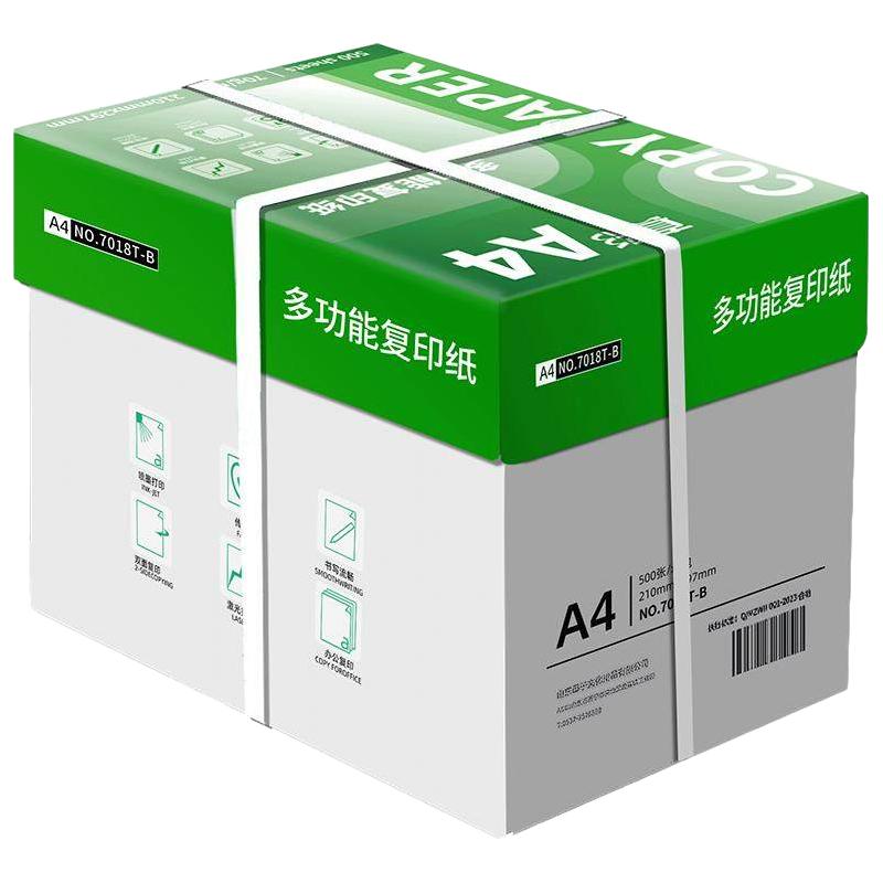 真彩 整箱5包装A4纸a4打印纸2500张a4打印用纸80g办公用纸a4草稿纸用纸a4复印纸