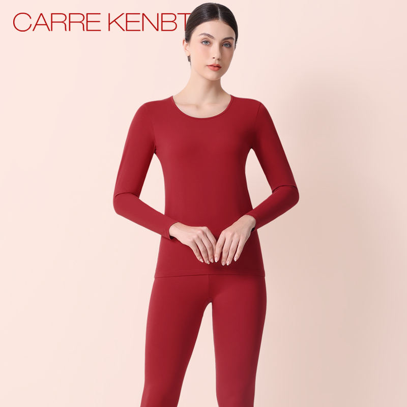 Carre Kenbt 女士保暖内衣 R7209AB-本命年红 189元