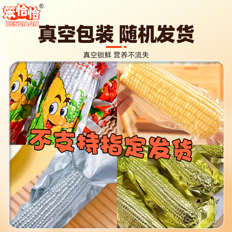 笨恰恰 东北白糯玉米 250g-300g*8支（4-5斤） 17.9元（需用券）