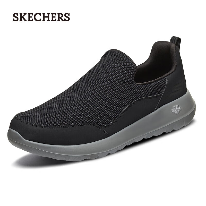 斯凯奇 Go Walk Max 男子休闲运动鞋 54626/BLK 黑色 40 142.71元
