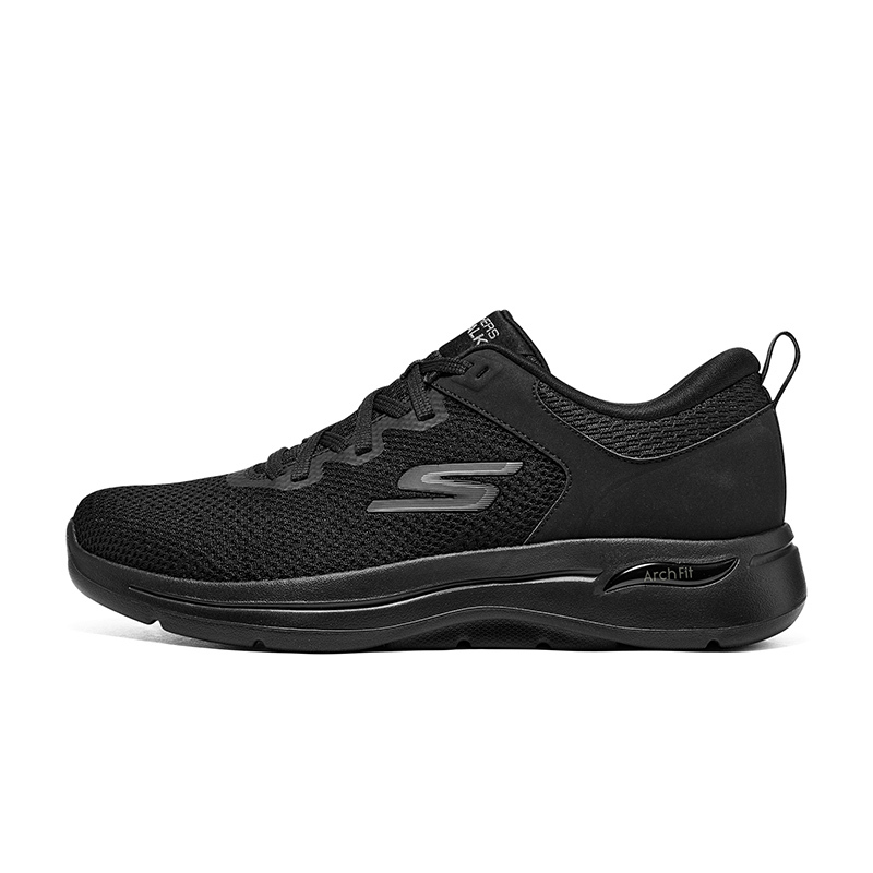 SKECHERS 斯凯奇 新款男鞋健步鞋时尚减震舒适运动休闲鞋216254-BBK 320元（需用