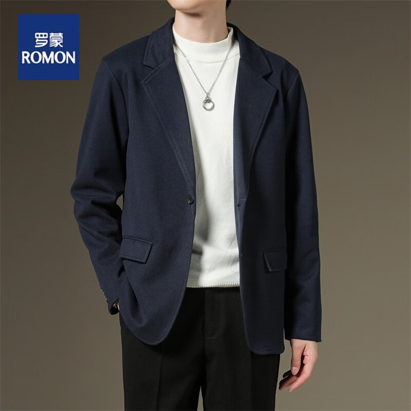 ROMON 罗蒙 特价清仓 帅气毛呢厚款休闲西服 178.5元（需用券）