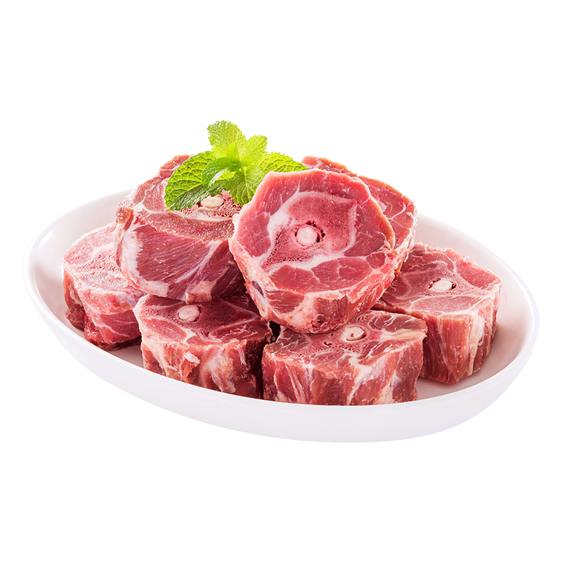 plus:天顺源新西兰草饲羔羊原切羊蝎子 1kg 满肉羔羊脖骨 生鲜羊肉 炖煮食材 