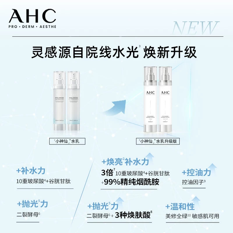 AHC 小神仙水乳套装 94.5元 - 清风线报
