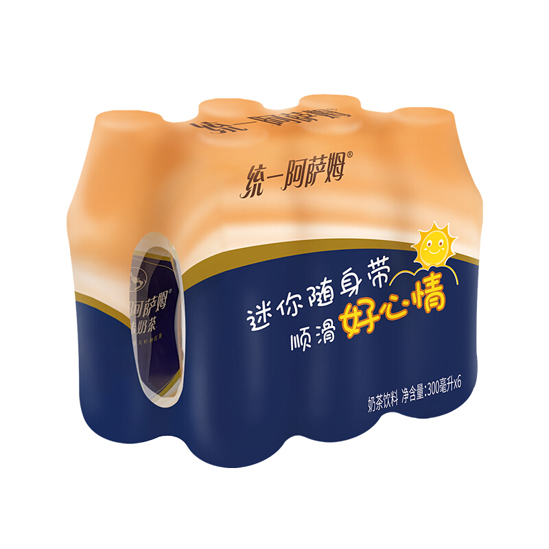 统一 阿萨姆 300ml 6瓶 1箱 原味 12.29元（需用券）