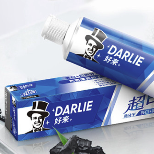 DARLIE 好来 原黑人)超白竹炭牙膏成人净白去牙垢470g 41元（需用券）