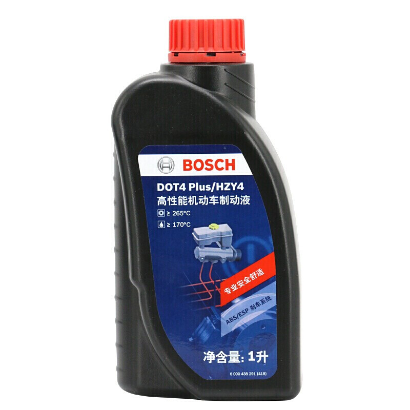 BOSCH 博世 DOT4 PLUS 刹车油 通用型1L装 59.78元（满减）