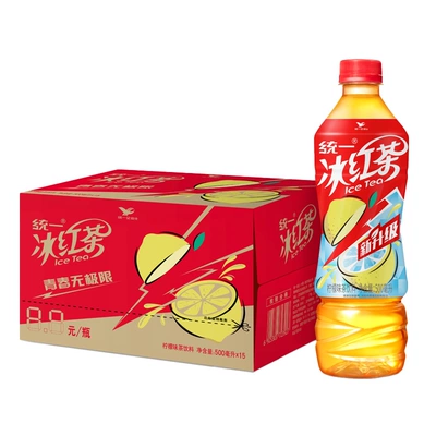 88VIP、需福袋：统一 冰红茶茶饮料 500ml*15瓶 整箱 29.2元包邮（双重优惠）