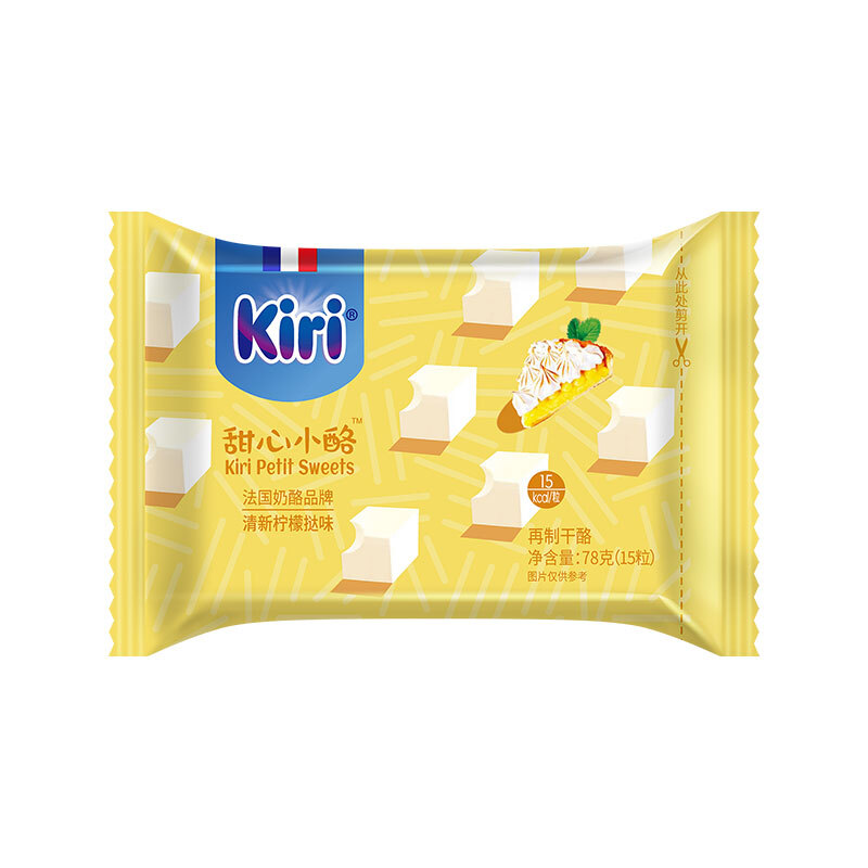 KIRI 凯瑞 甜心小酪 再制干酪 清新柠檬挞味 78g 28.9元