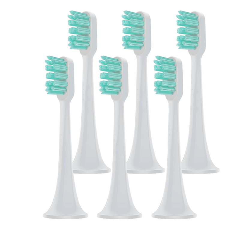 PLUS会员、需首购：东耐伦 小米电动牙刷头 通用6支装 赠牙线棒30支 29.74元包