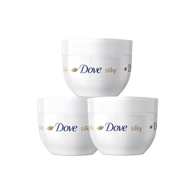 Dove 多芬 蚕丝滋润身体乳大白碗300ml*3 ￥47.99