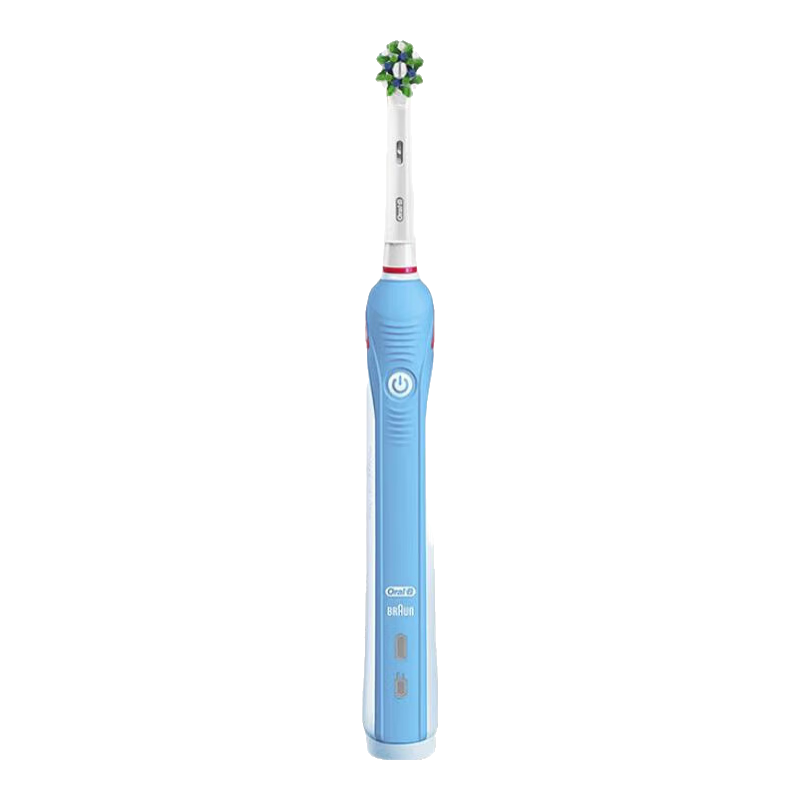 PLUS会员：Oral-B 欧乐B P3000 电动牙刷 清新蓝2支刷头 216.51元包邮+9.9元购卡（