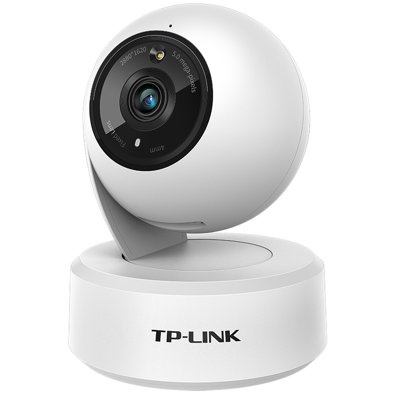 Plus:普联（TP-LINK）500万全彩智能摄像头 360度高清全景夜视IPC45AW 加赠64G卡 116