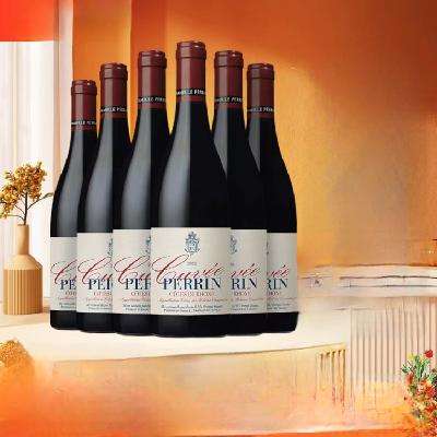 plus：佩兰家族 法国珍藏特酿系列 干红葡萄酒750ml 2019/2020年份 6支整箱装 487.
