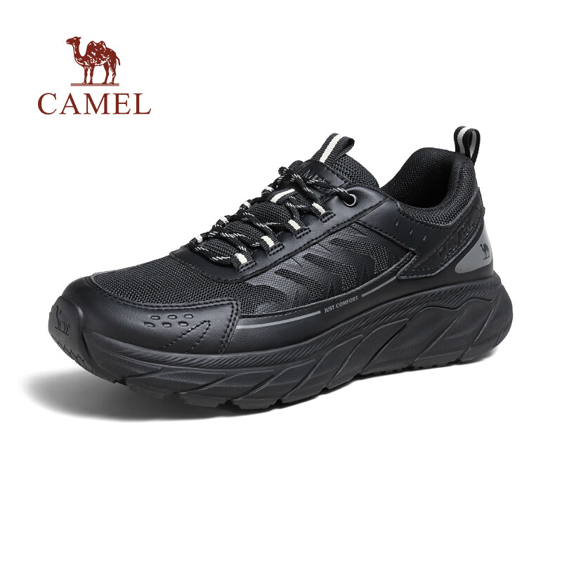 CAMEL 骆驼 2024春季新款轻便简约跑步运动鞋透气舒适抓地休闲鞋男 G14S090610 