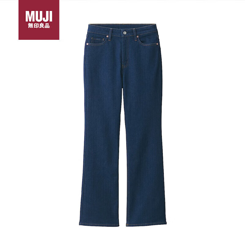 MUJI 無印良品 女式 弹力牛仔裤 喇叭裤BEA87A3S 235.1元（需用券）