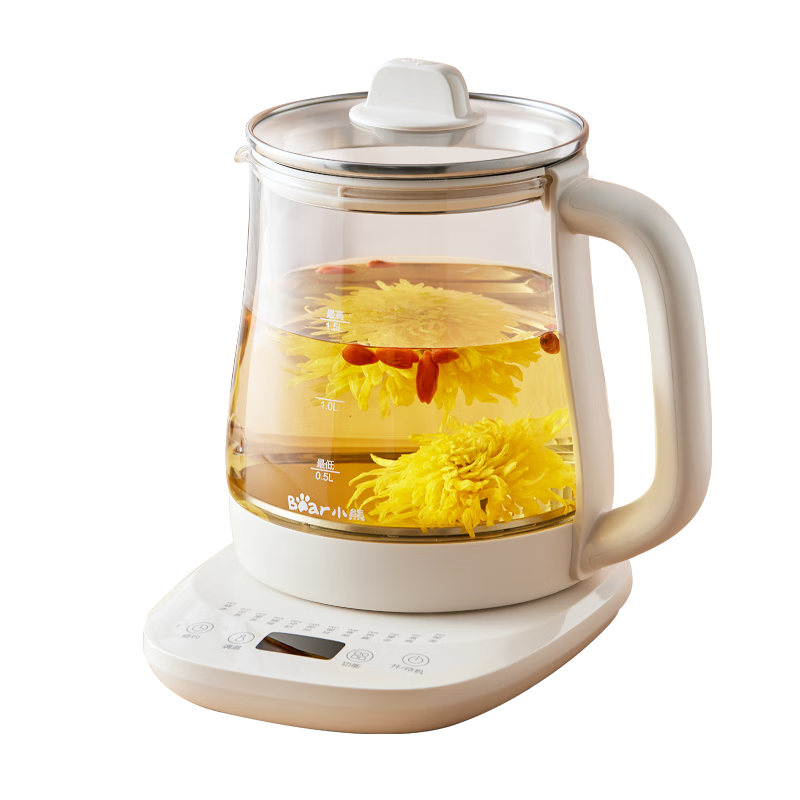 小熊 YSH-J15Z7 养生壶 煮茶壶 恒温水壶 1.5L大容量 11档保温 保温烧水一体智能
