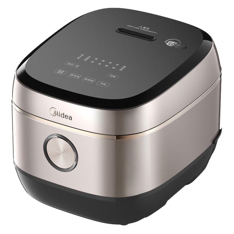 PLUS、再降价：Midea/美的 MB-HC559S 电饭煲 5L IH无涂层 316L不锈钢 智能多功能 5-8