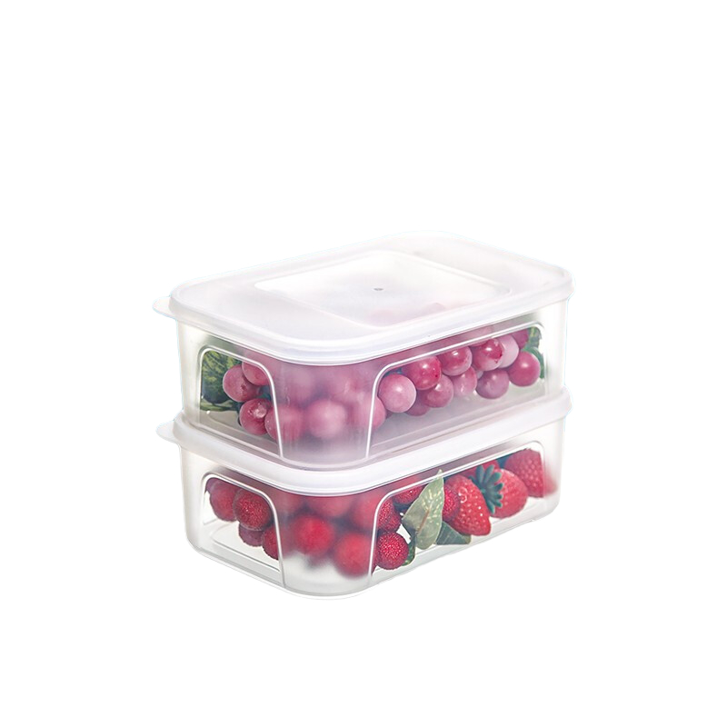 Citylong 禧天龙 冰箱保鲜盒食品级冰箱收纳盒塑料密封盒蔬菜水果冷冻盒 1.8L 2 22.32元
