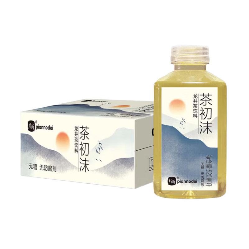 片断 piannodei 茶初沫龙井茶饮料520ml*15 29.9元