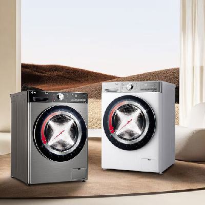 预售、PLUS会员：LG小旋风系列 12kg超薄家用洗衣机全自动 滚筒变频 旋风速净