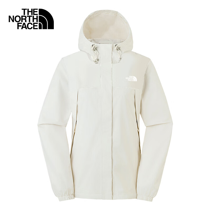 THE NORTH FACE 北面 冲锋衣女户外防泼透气8DFA 米白色/QLI XL 899元