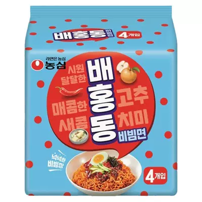 NONGSHIM 农心 韩式甜辣拌面拌冷面 4连包 15.86元包邮+104淘金币