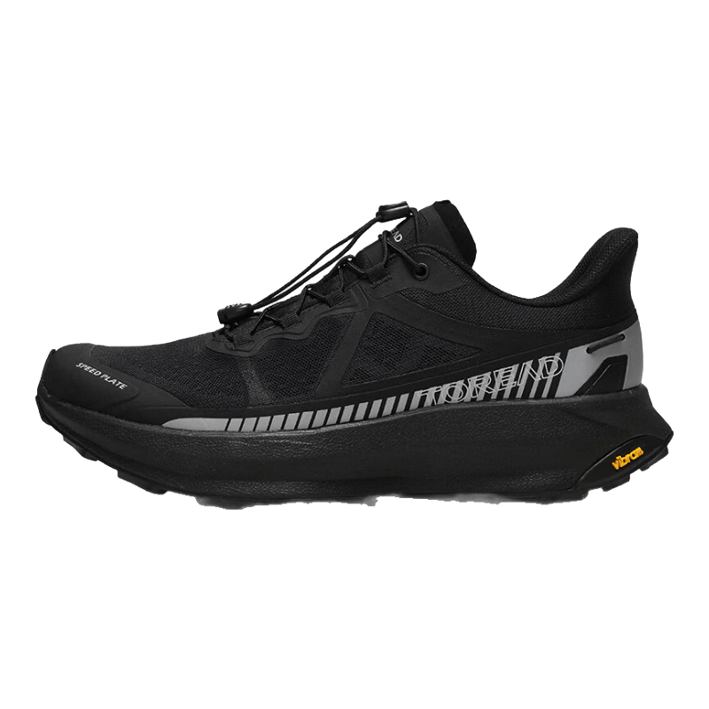 探路者 超值 男女款 VIBRAM大底户外轻量越野跑鞋 黑色 319元（需用券）