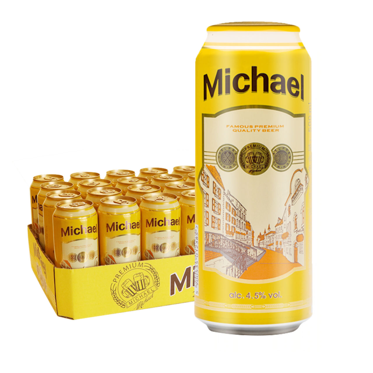 Michael 米歇尔 黄啤酒 500ml 78.9元（需用券）