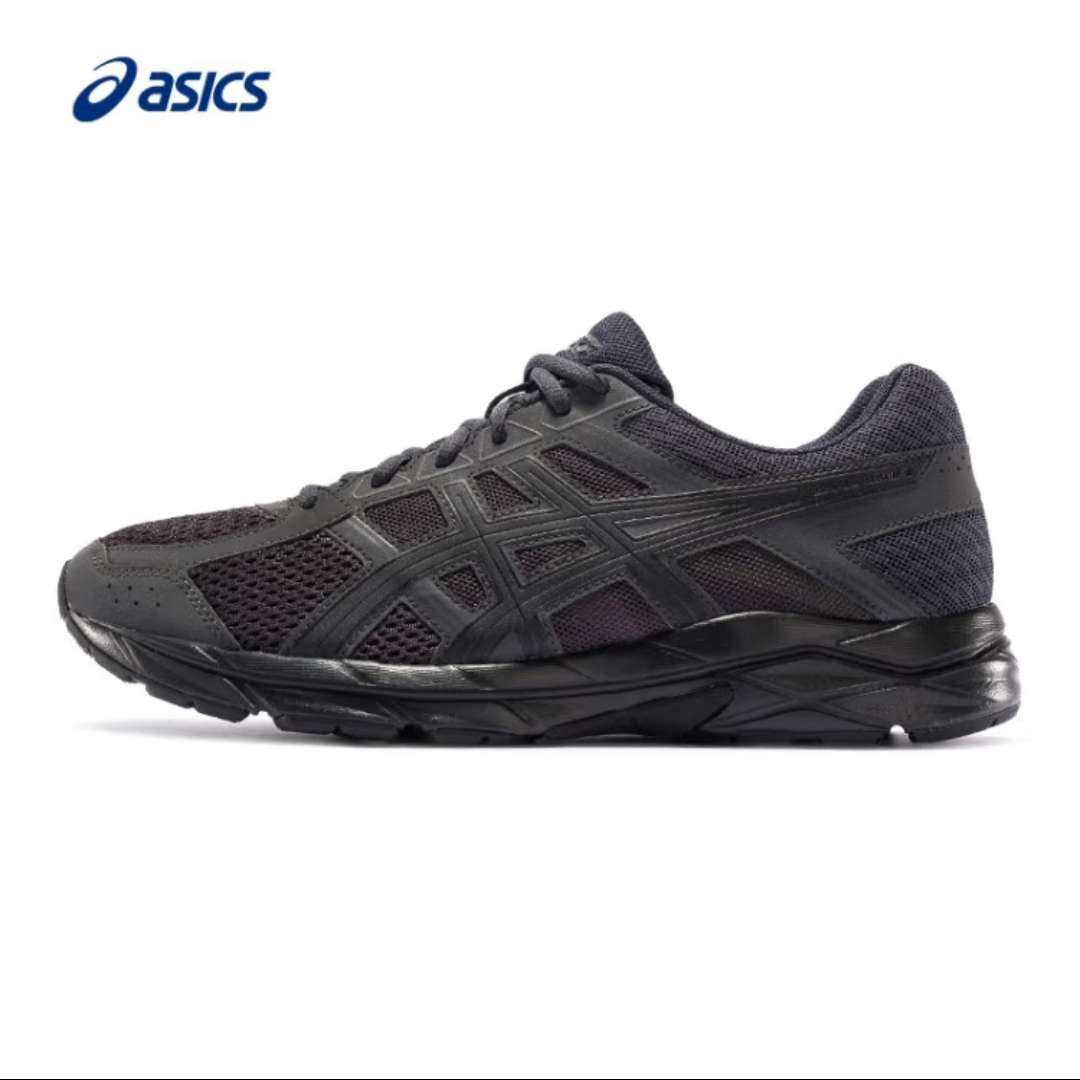 亚瑟士ASICS 网面跑鞋 缓震透气运动鞋轻量GEL-CONTEND 4 黑色/黑色 40.5 284.7元（