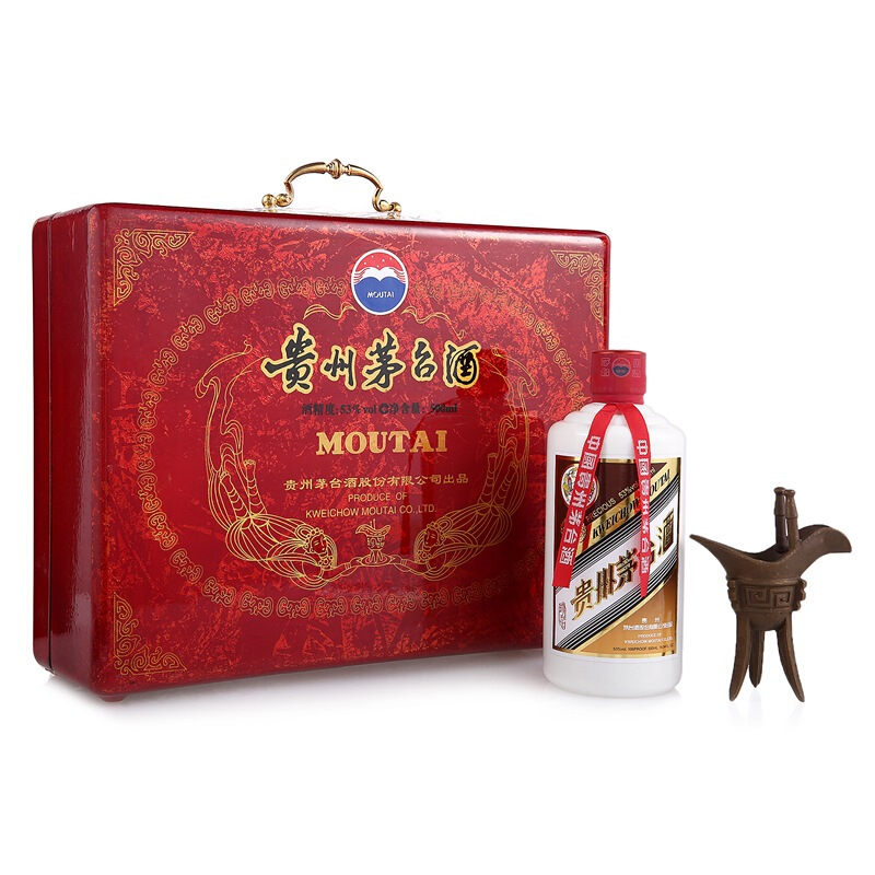 MOUTAI 茅台 大木珍 53%vol 酱香型白酒 500ml 礼盒装 4499元