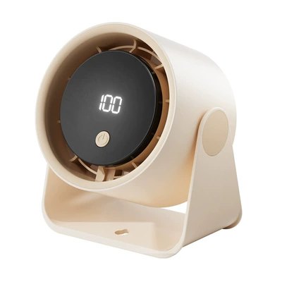 爵位 桌面小风扇 8W 100档调速 循环冷风 超静音 USB充电扇 28元包邮(需领券)