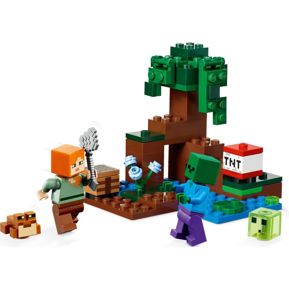 LEGO 乐高 Minecraft我的世界系列 21240 沼泽大冒险 64.15元（需用券）