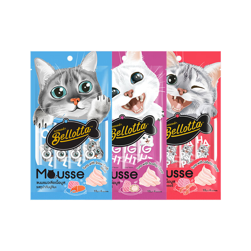 吃的好健康胖皮毛靓：bellotta 贝洛塔 猫咪零食 猫条 15g*12支 9.9元