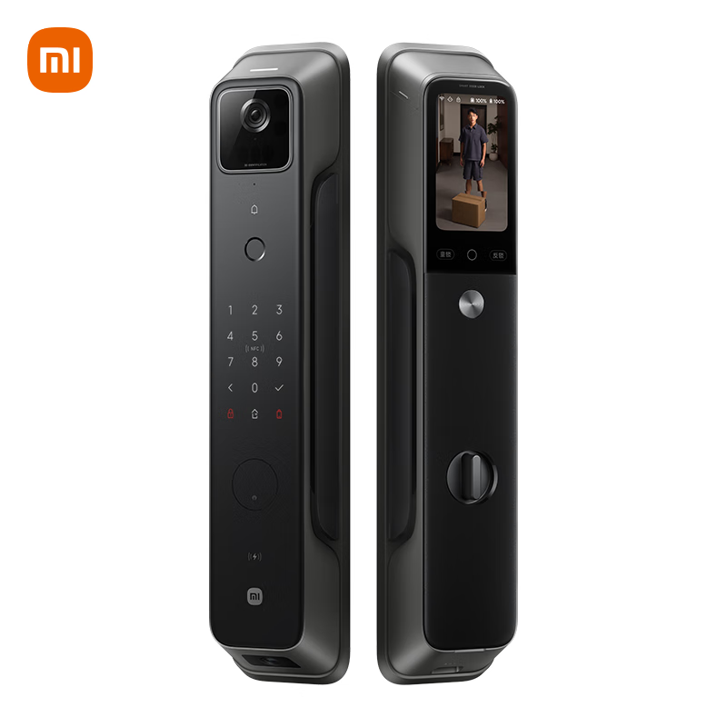 国家补贴：小米 Xiaomi 智能门锁4 Pro 双摄人脸掌静脉猫眼大屏入户家用智能