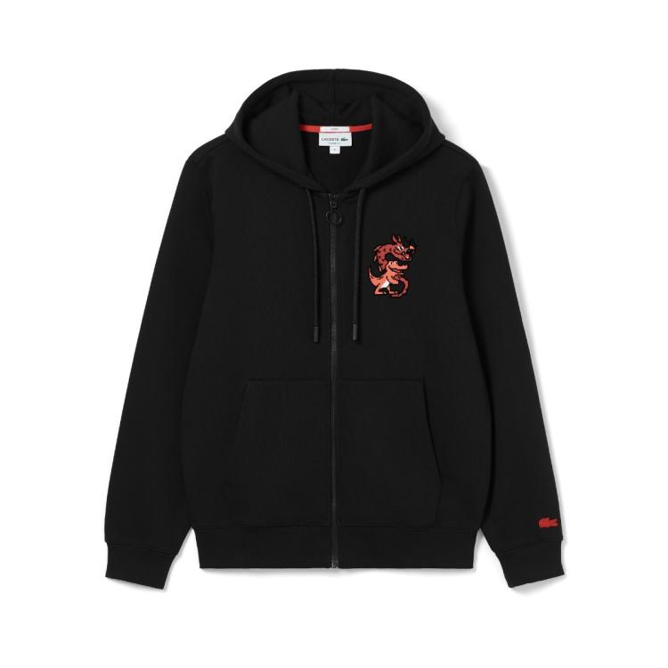 LACOSTE 男女同款纯棉卫衣运动衫外套款时尚潮流 398元