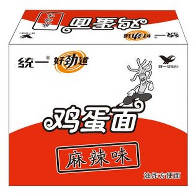 统一 方便面好劲道鸡蛋面62g*27袋 24.6元